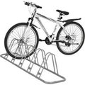 Global Equipment Single-Sided Adjustable Bicycle Parking Rack, 5-Bike Capacity 708150NB